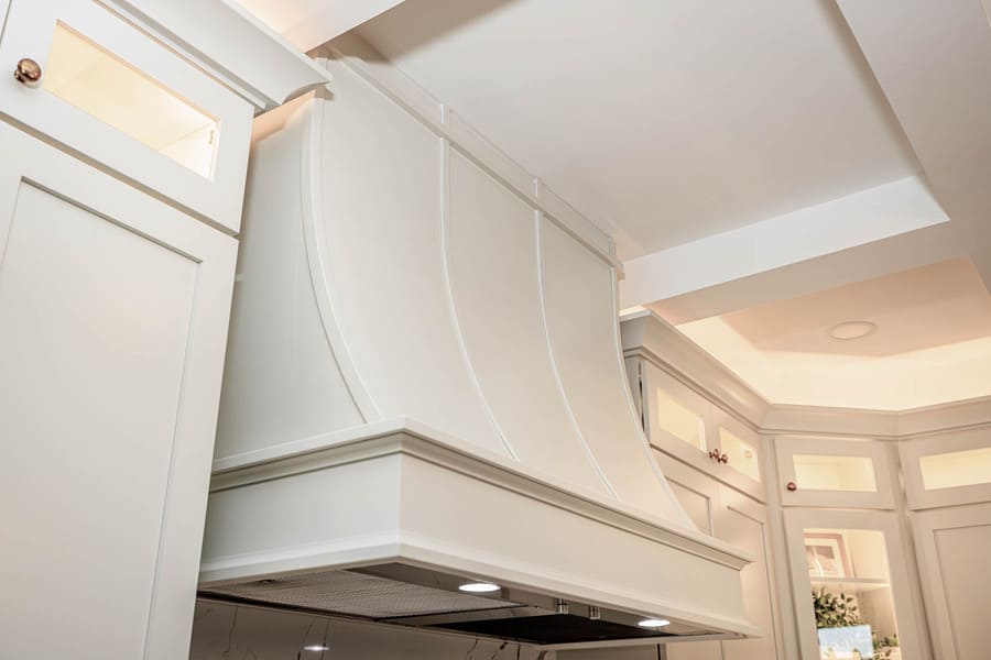 custom range hood in Lititz Kitchen Remodel 