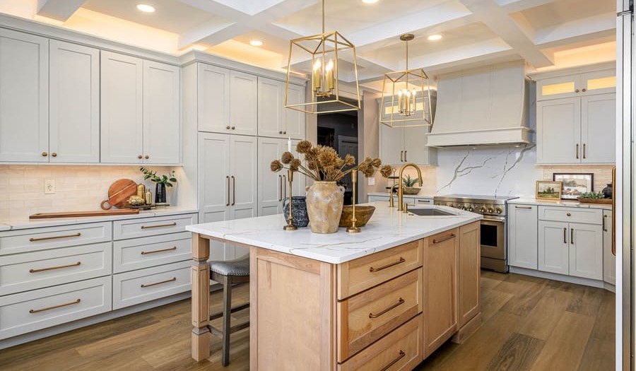 Large Island in Lancaster Kitchen Remodel