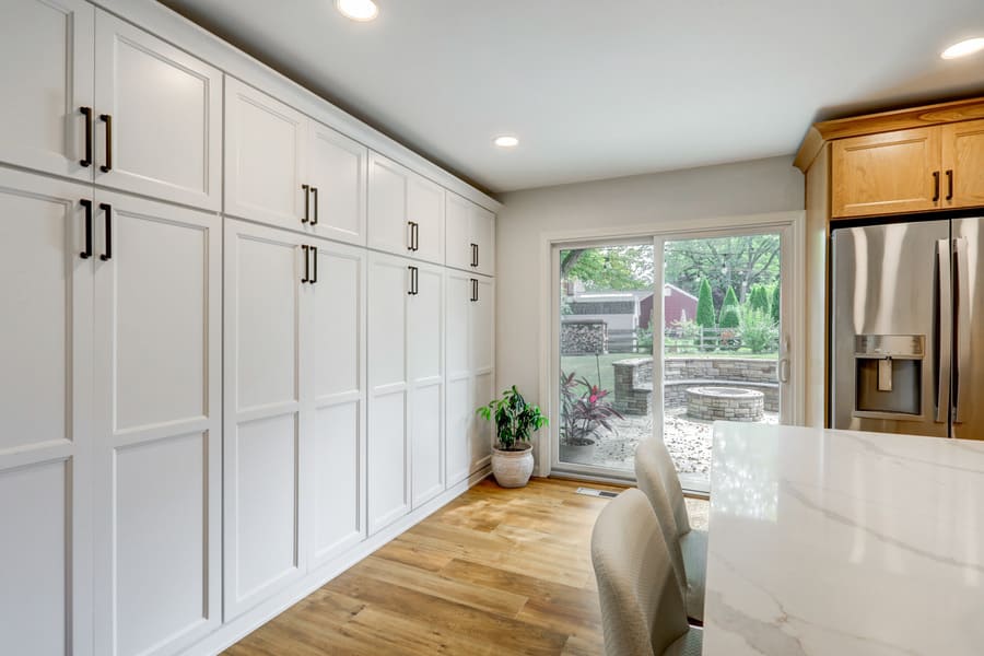 Landisville Kitchen remodel with added storage cabinets