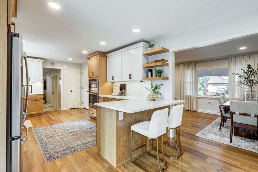Landisville Kitchen remodel with open layout