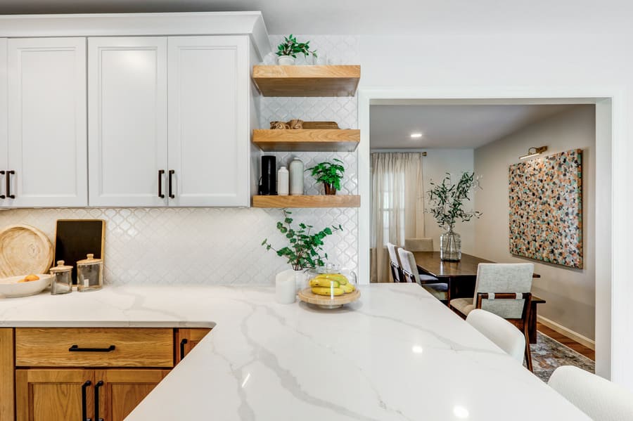 Landisville Kitchen remodel with quartz countertop