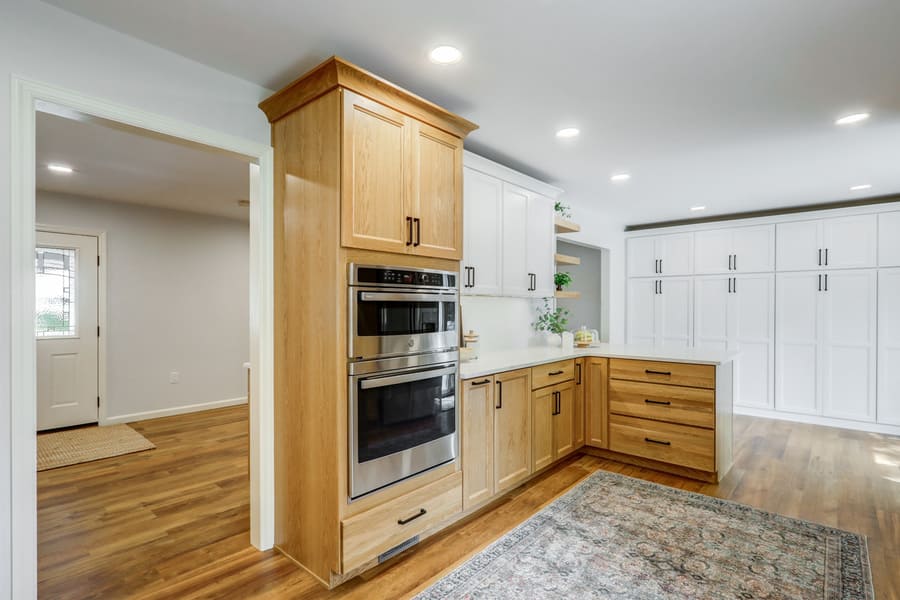 Landisville Kitchen remodel with stainless steel double wall oven