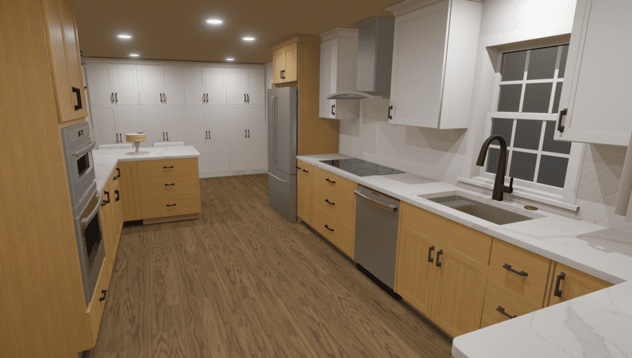 Landisville Kitchen Remodel design rendering