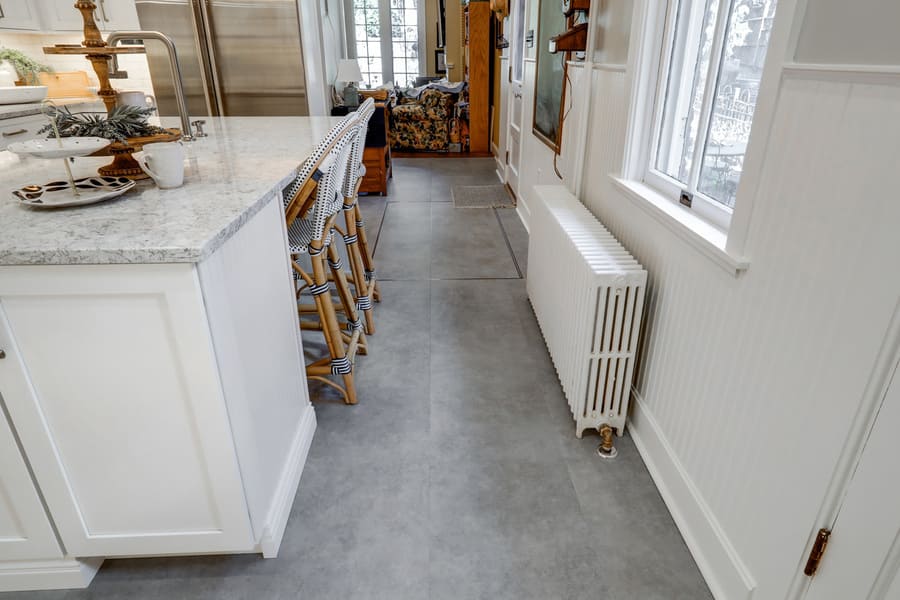 LVT flooring in Lancaster Kitchen Remodel