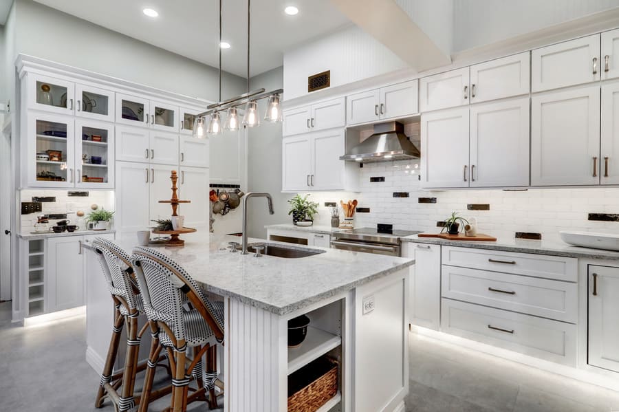 Lancaster Kitchen Remodel with large island island