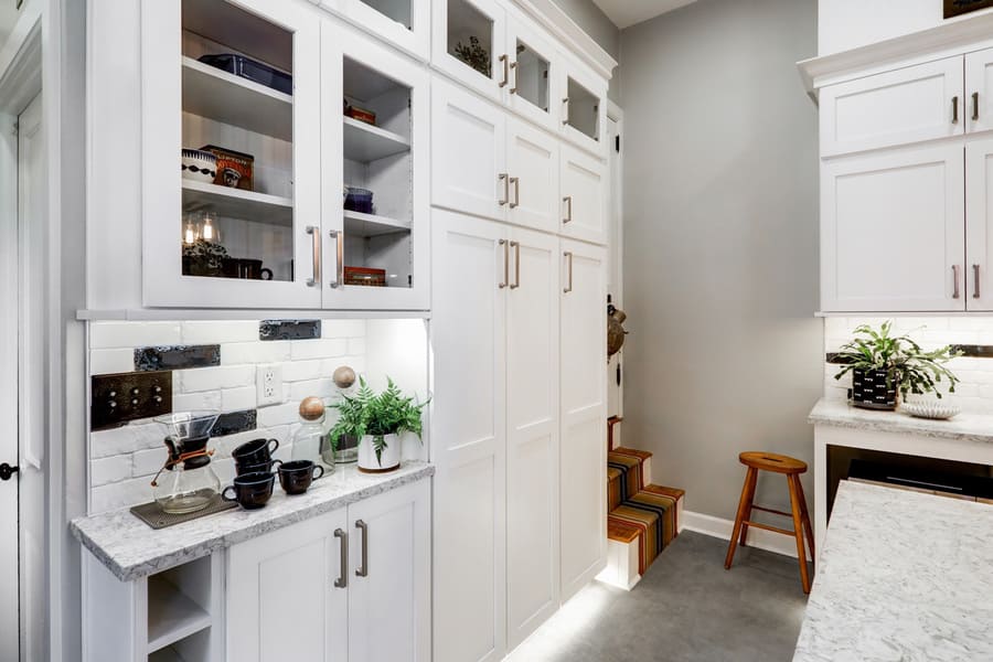 Lancaster Kitchen remodel with cabinets and coffee station