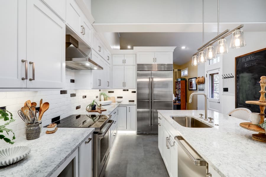 Lancaster Kitchen Remodel with tile backsplash