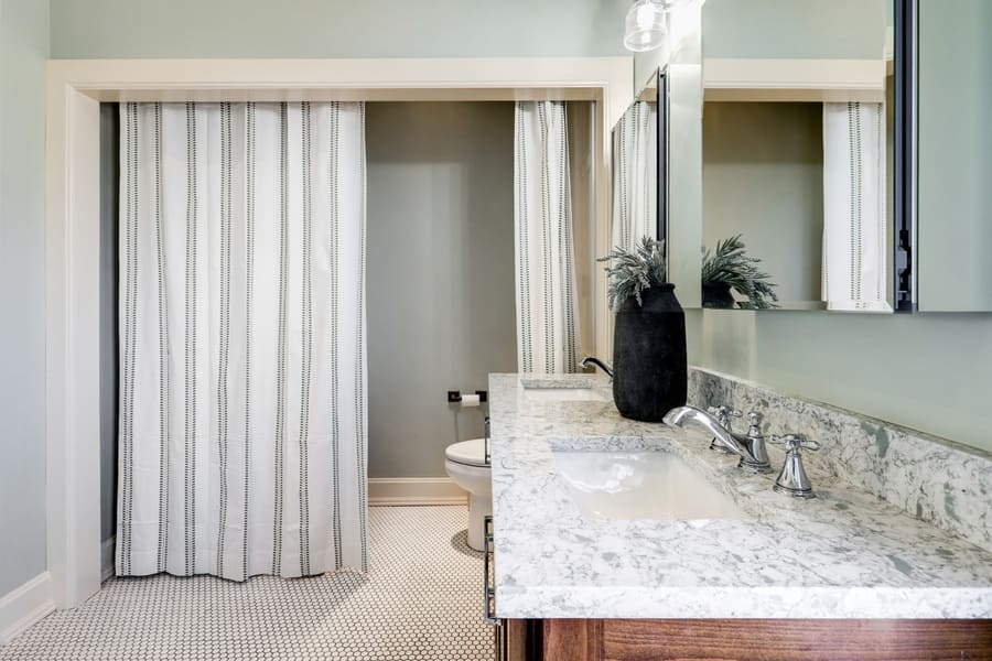 separate toilet area in Lancaster Primary Bathroom Remodel