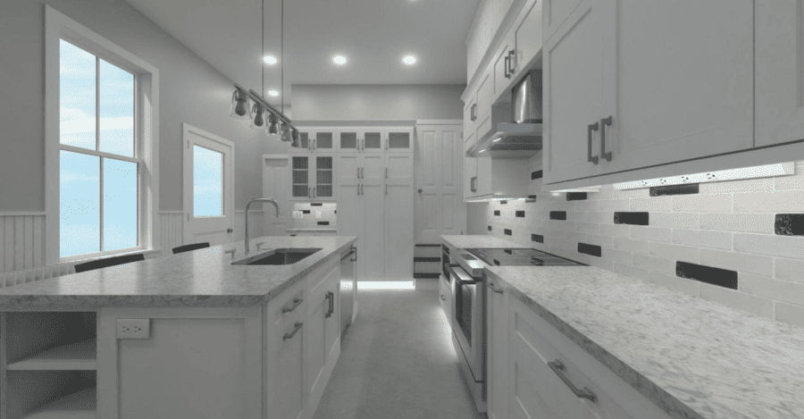 Lancaster Kitchen Remodel Design rendering