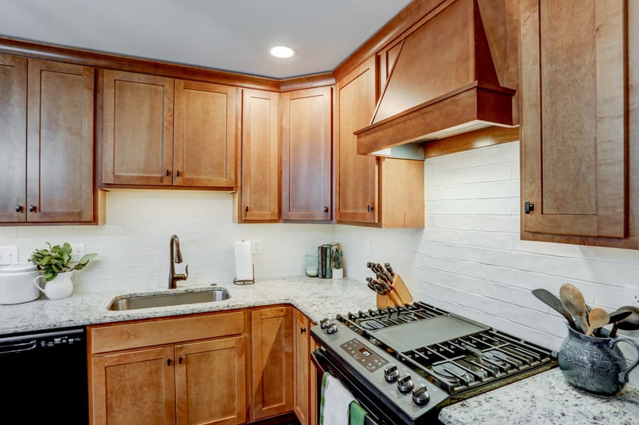 Landisville Kitchen Remodel with subway tile backsplash