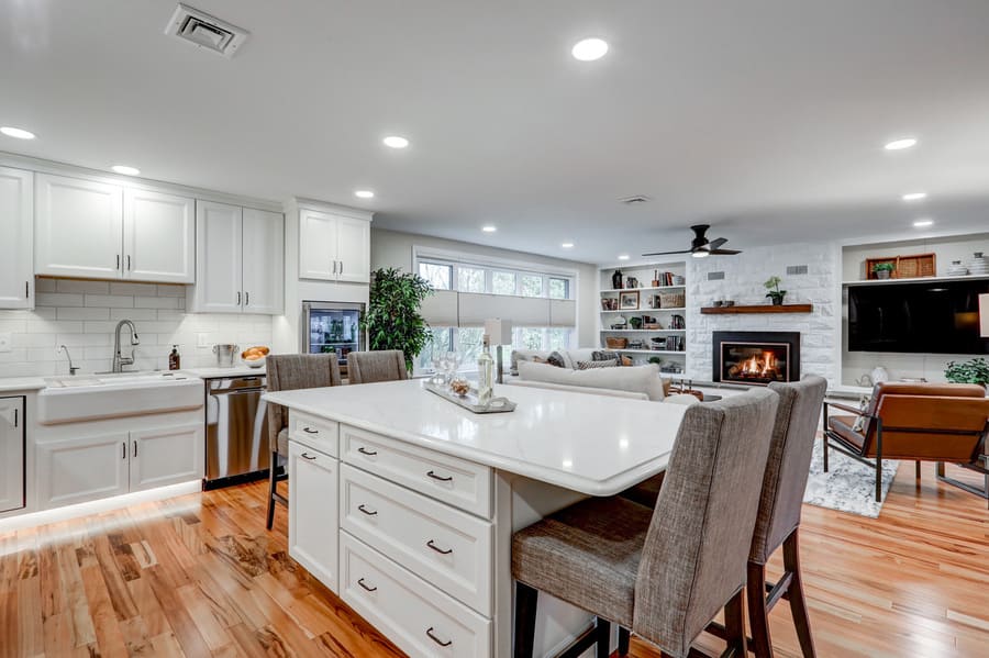 Lancaster kitchen remodel with open concept