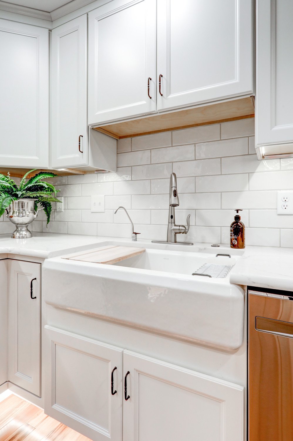 Leola kitchen Remodel with farmhouse sink