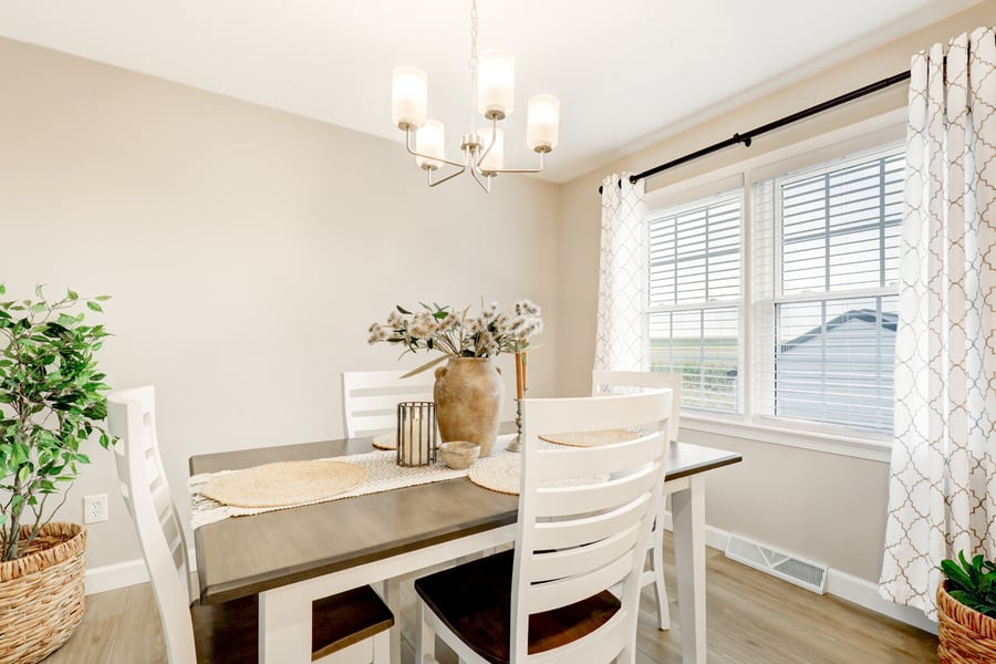dining area in New Holland Kitchen remodel
