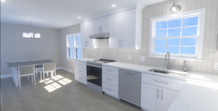 New Holland Kitchen Remodel design rendering