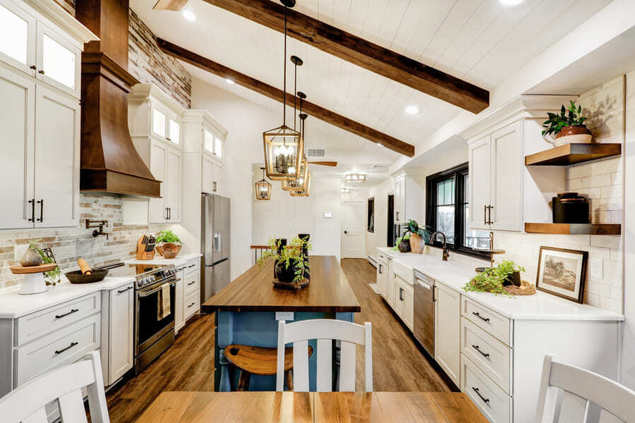 Lancaster Kitchen Remodel with exposed beams