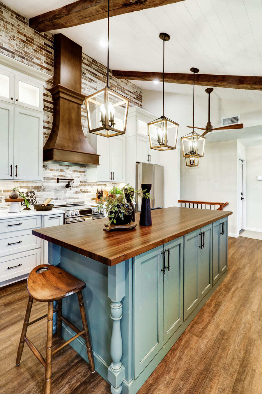Lancaster Kitchen Remodel with large kitchen island