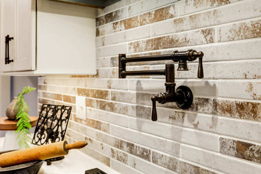 pot filler in Lancaster Kitchen Remodel