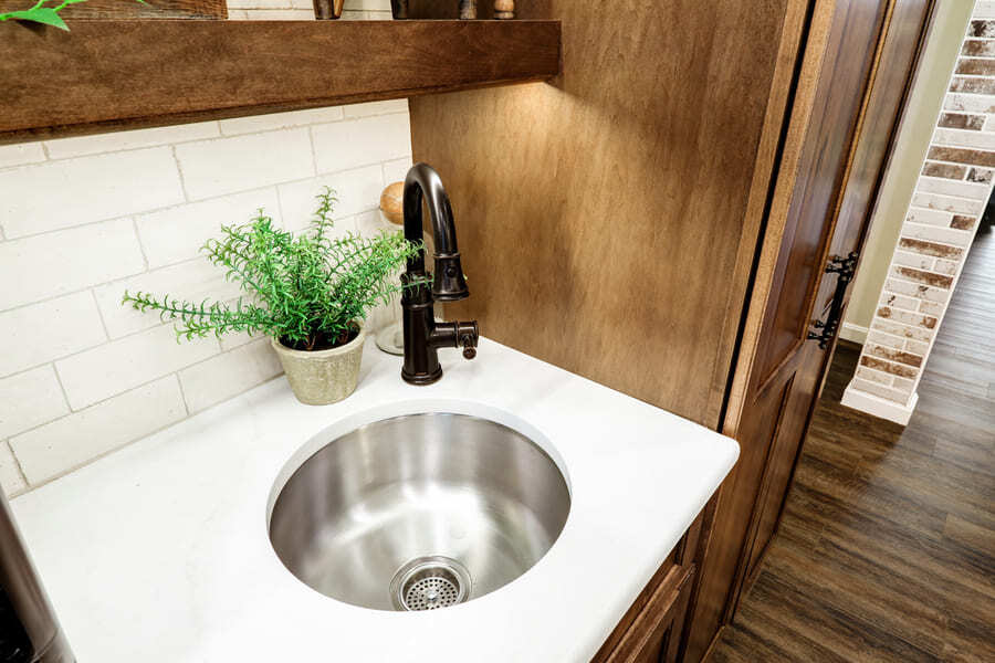 stainless steel sink in Lancaster Kitchen Remodel