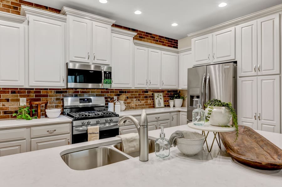 West Lampeter Kitchen Remodel with white cabinets