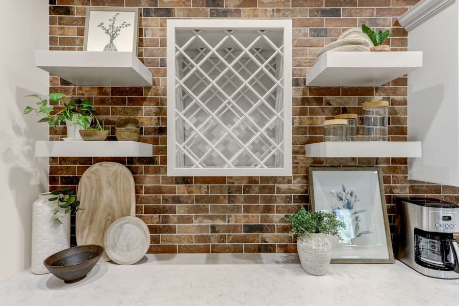 West Lampeter Kitchen Remodel with wine rack