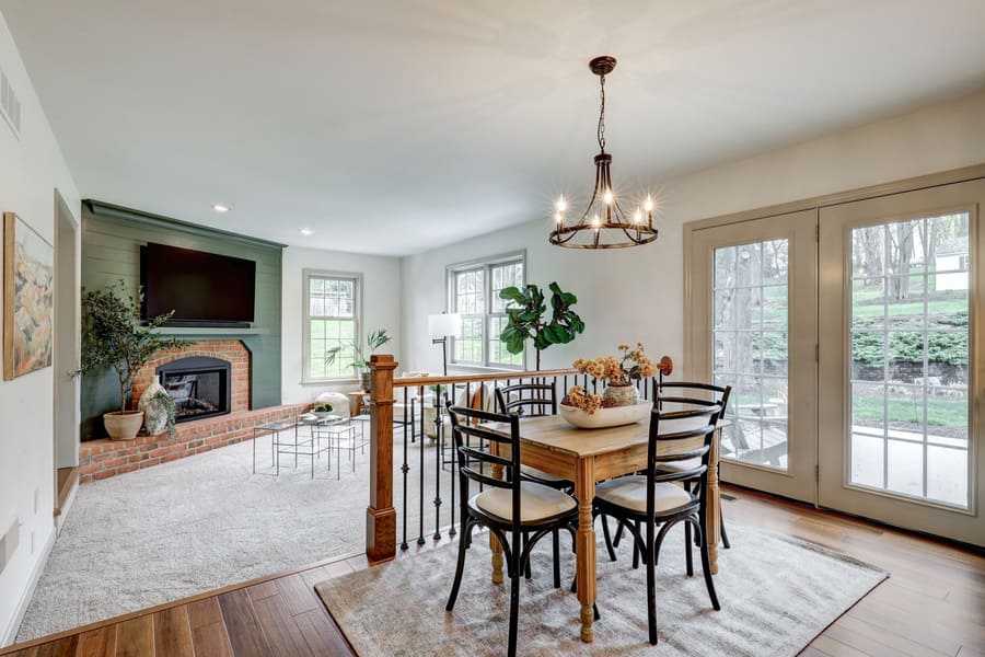 eat in kitchen in Strasburg remodel