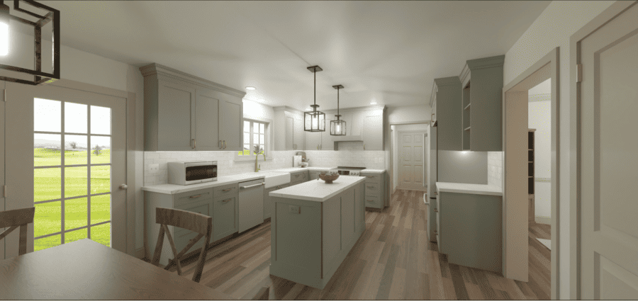 Strasburg Kitchen Design Rendering