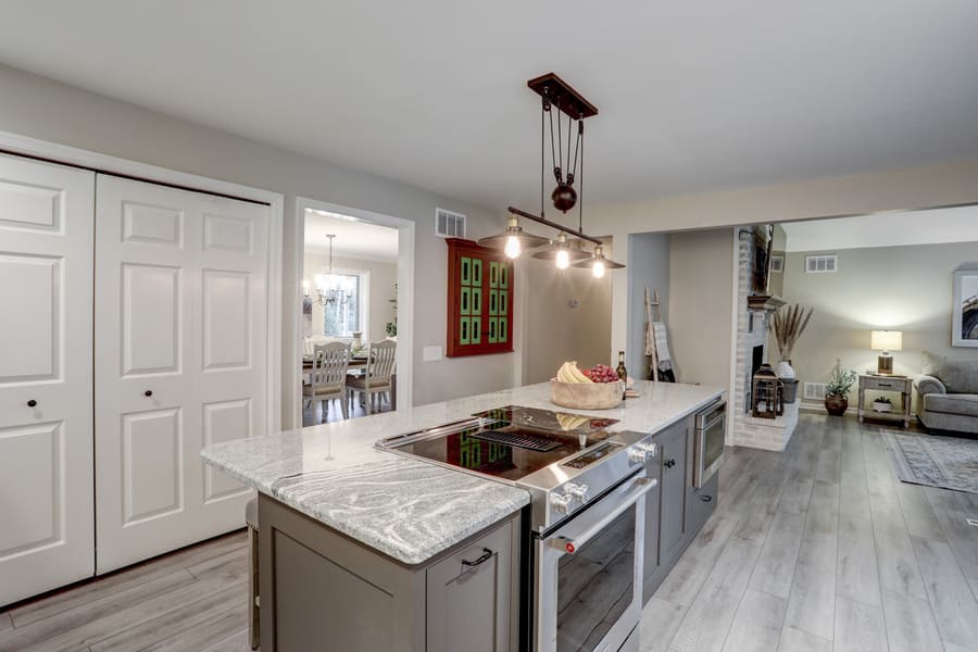 Lancaster Kitchen remodel with large island