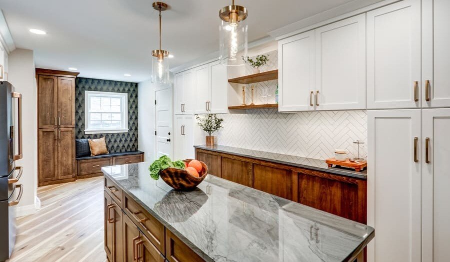 kitchen remodel with hidden storage in lancaster pa