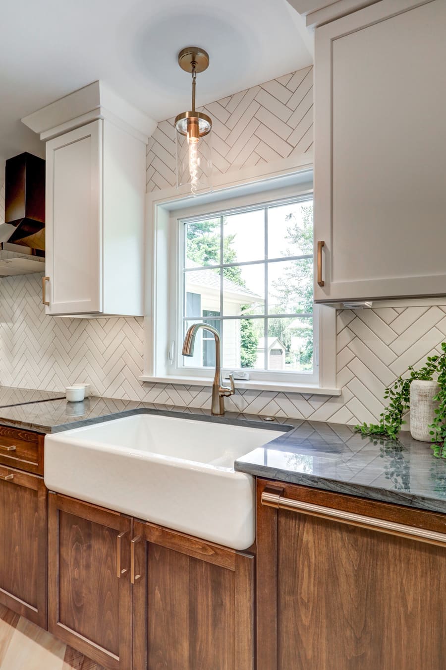 farmhouse sink in Lancaster Kitchen remodel
