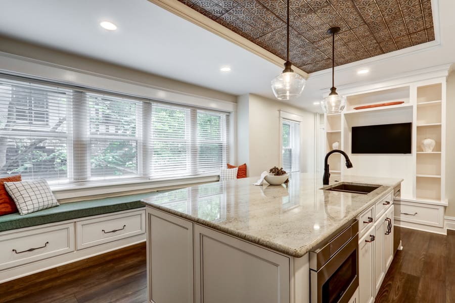 Lancaster Kitchen Remodel with large window and large island