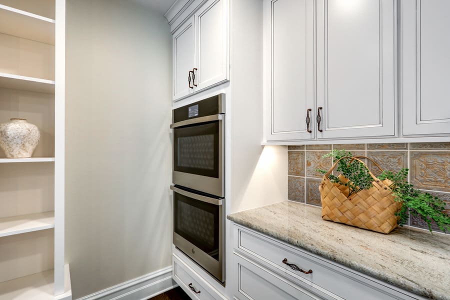Double wall ovens in Lancaster Kitchen Remodel