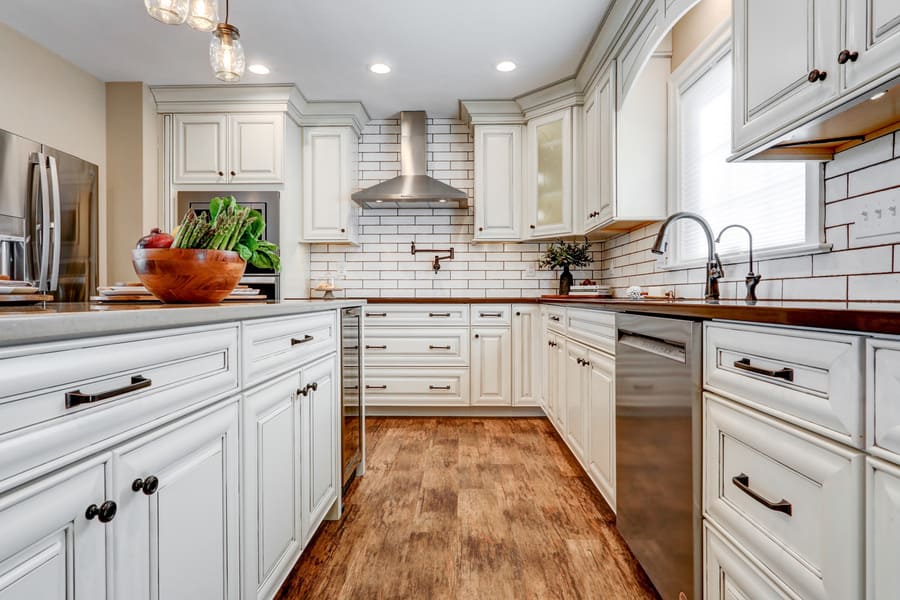 Manheim Kitchen Remodel with painted cabinets