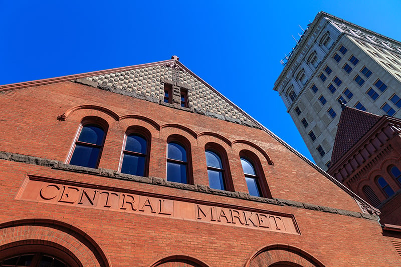 Facade of Lancaster Central Market