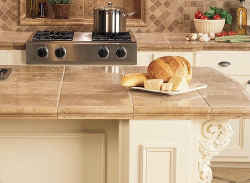 Tile countertop lancaster kitchen