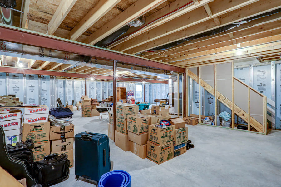 Manheim basement remodel before