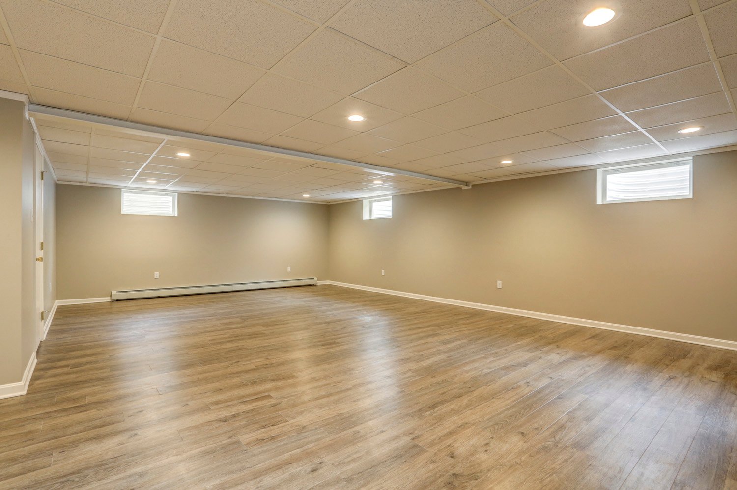 Millersville Basement Remodel with egress windows