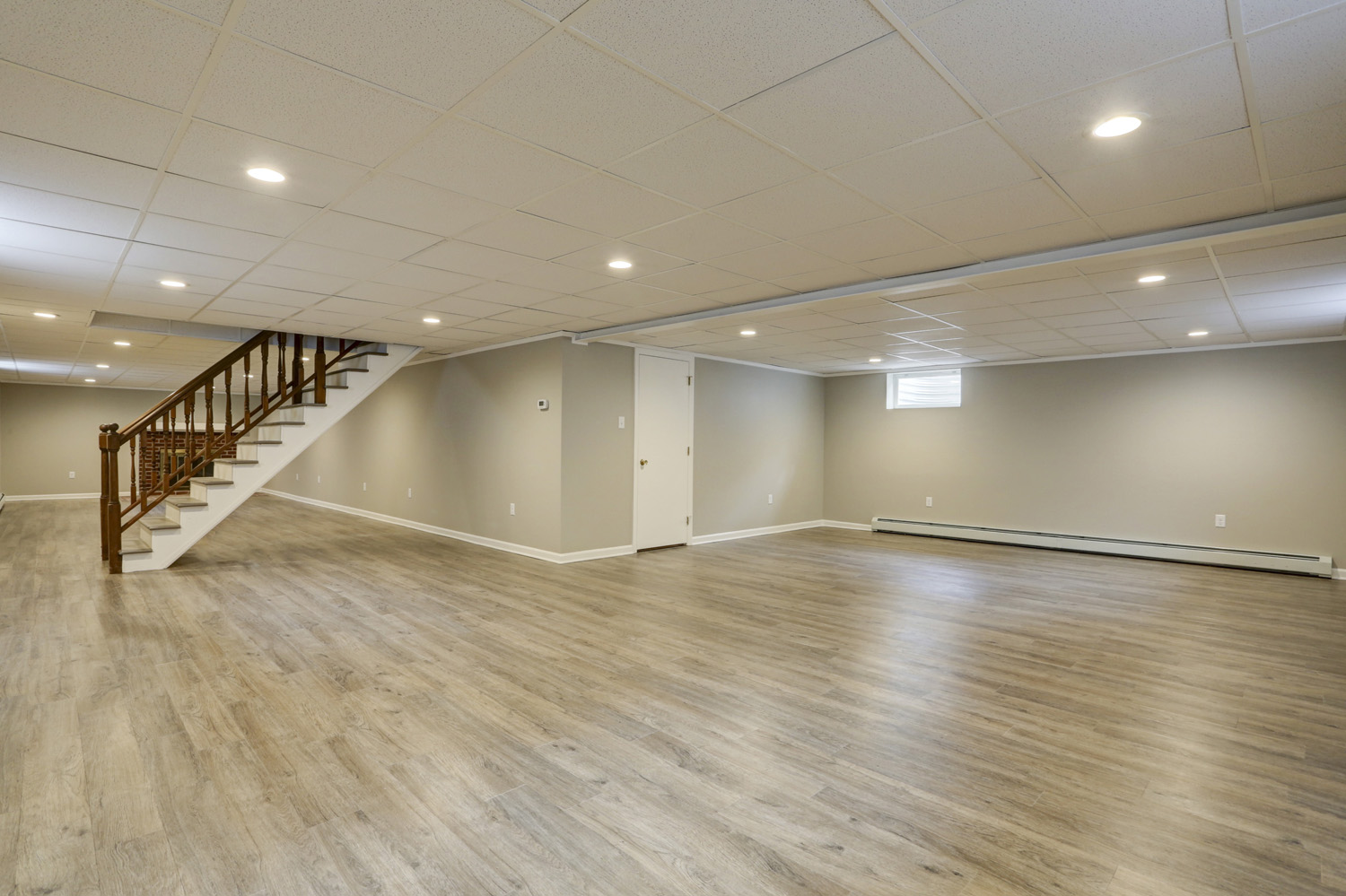 Millersville Basement Remodel with large open space