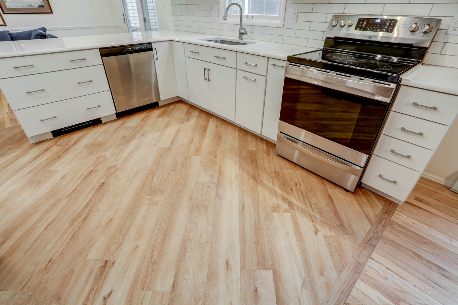 Vinyl Flooring in Bloomingdale Kitchen Remodel