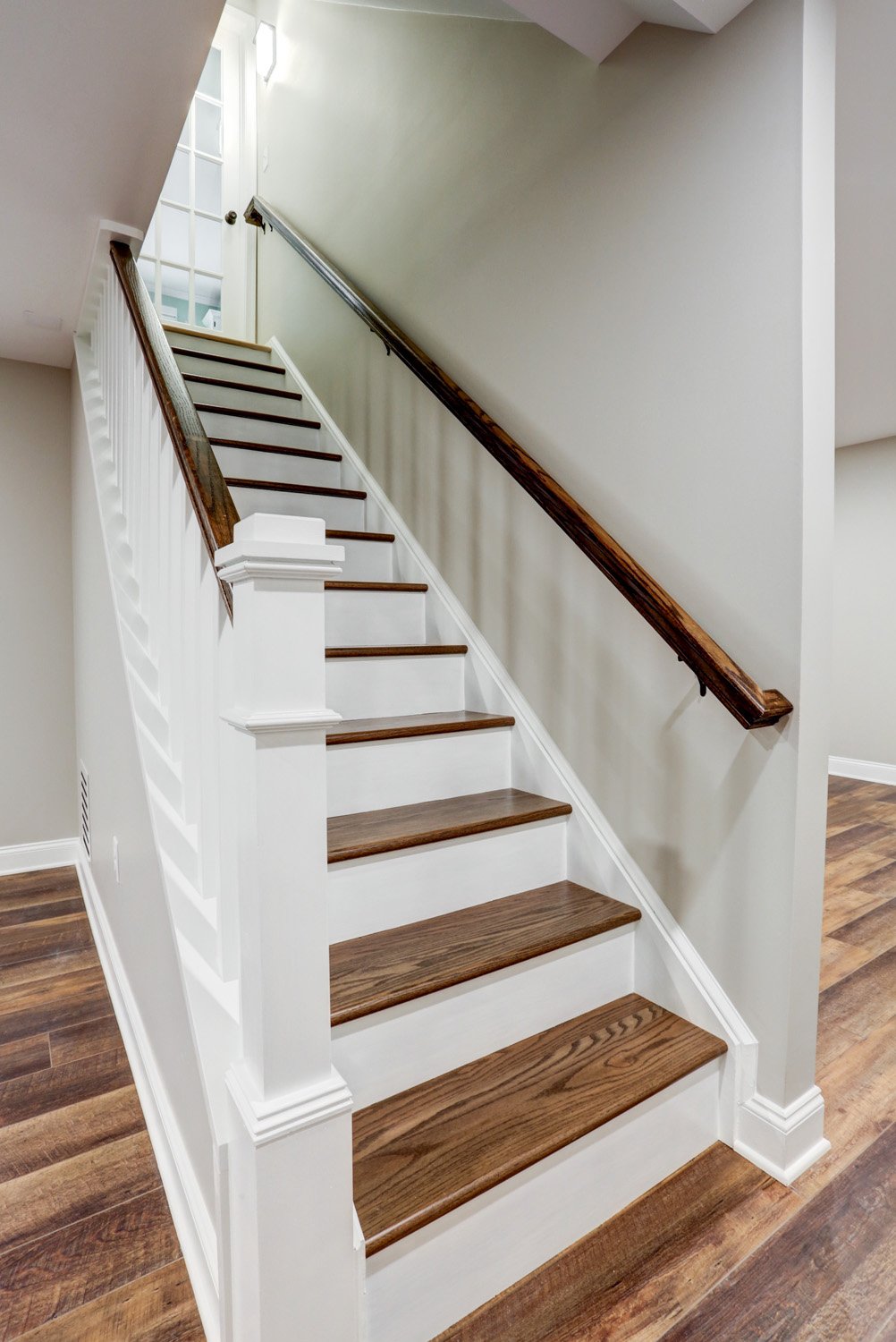 Stairs in Lititz Basement Remodel