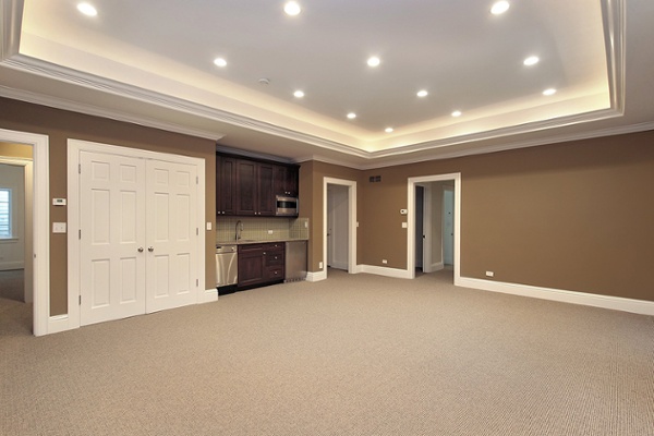 Finished basement with kitchen in Lancaster, PA