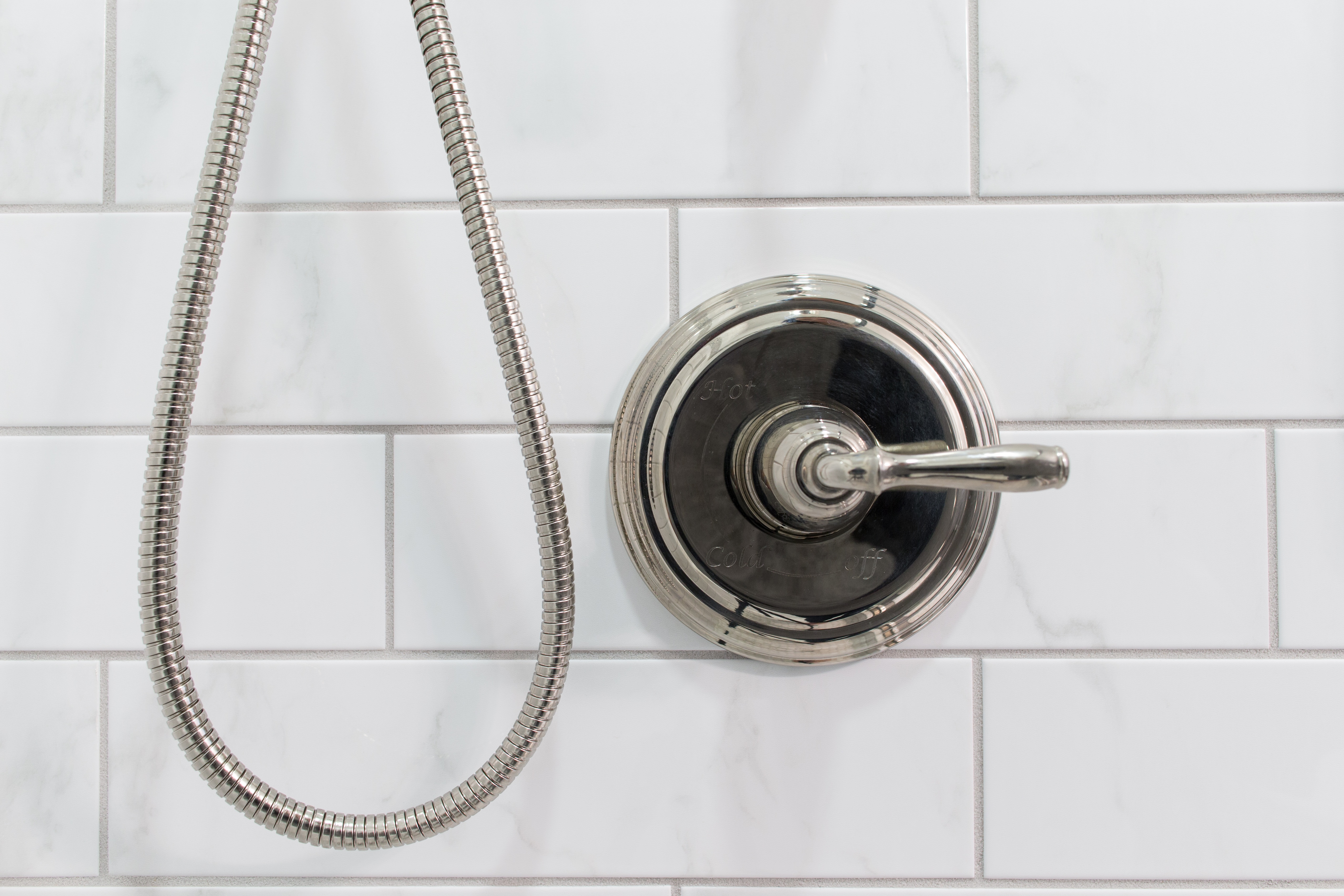 Brushed Nickel Shower Accessories in Ephrata Master Bathroom Remodel