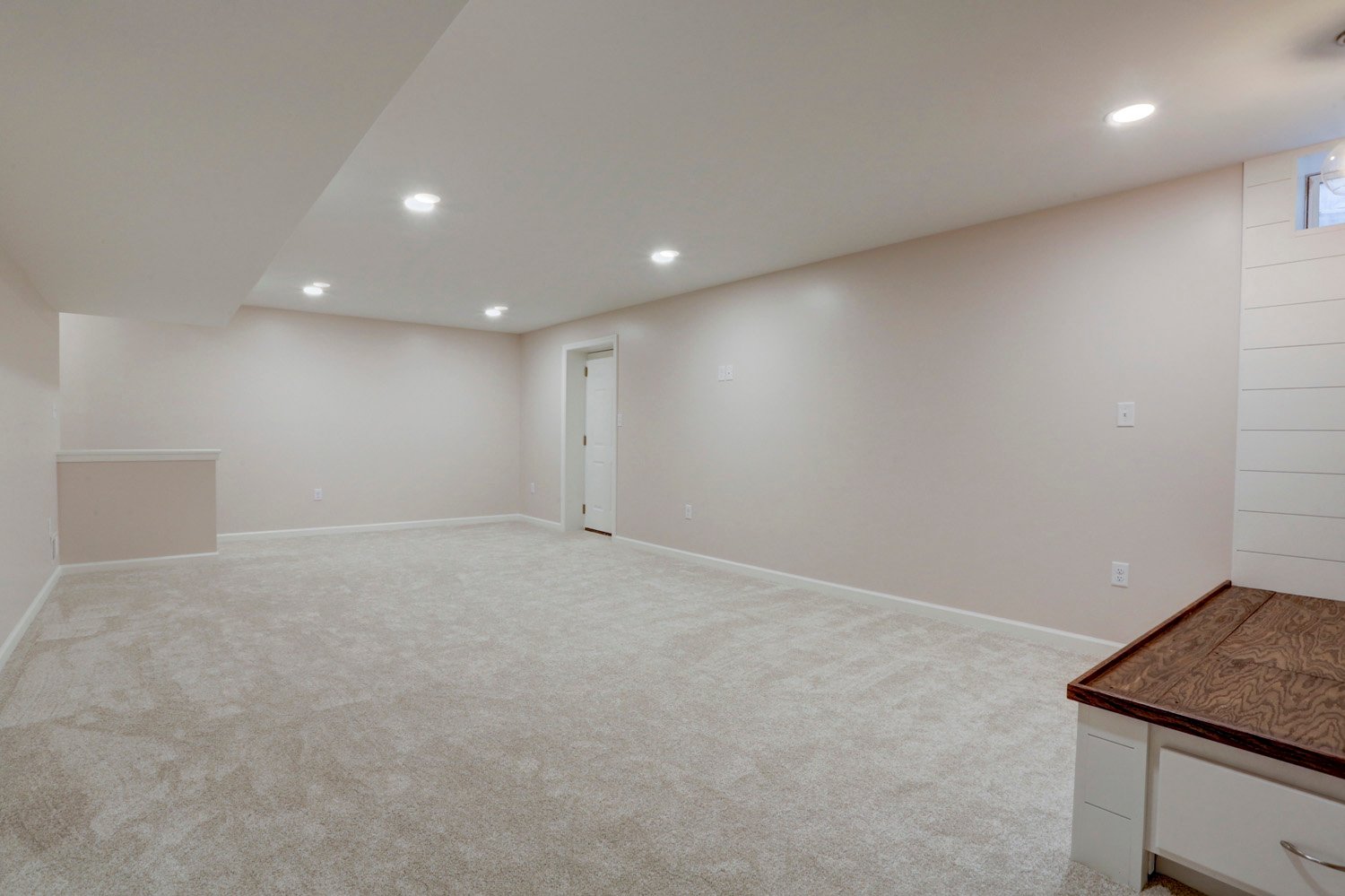 Millersville Basement Remodel with carpet