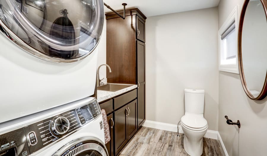 Lancaster Bathroom Remodel with laundry room