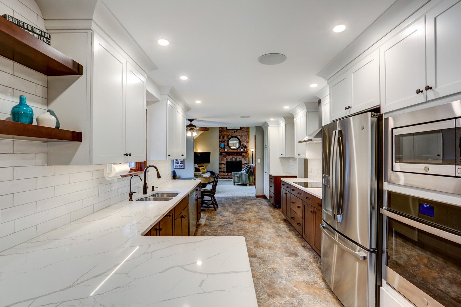 Galley kitchen remodel in lancaster