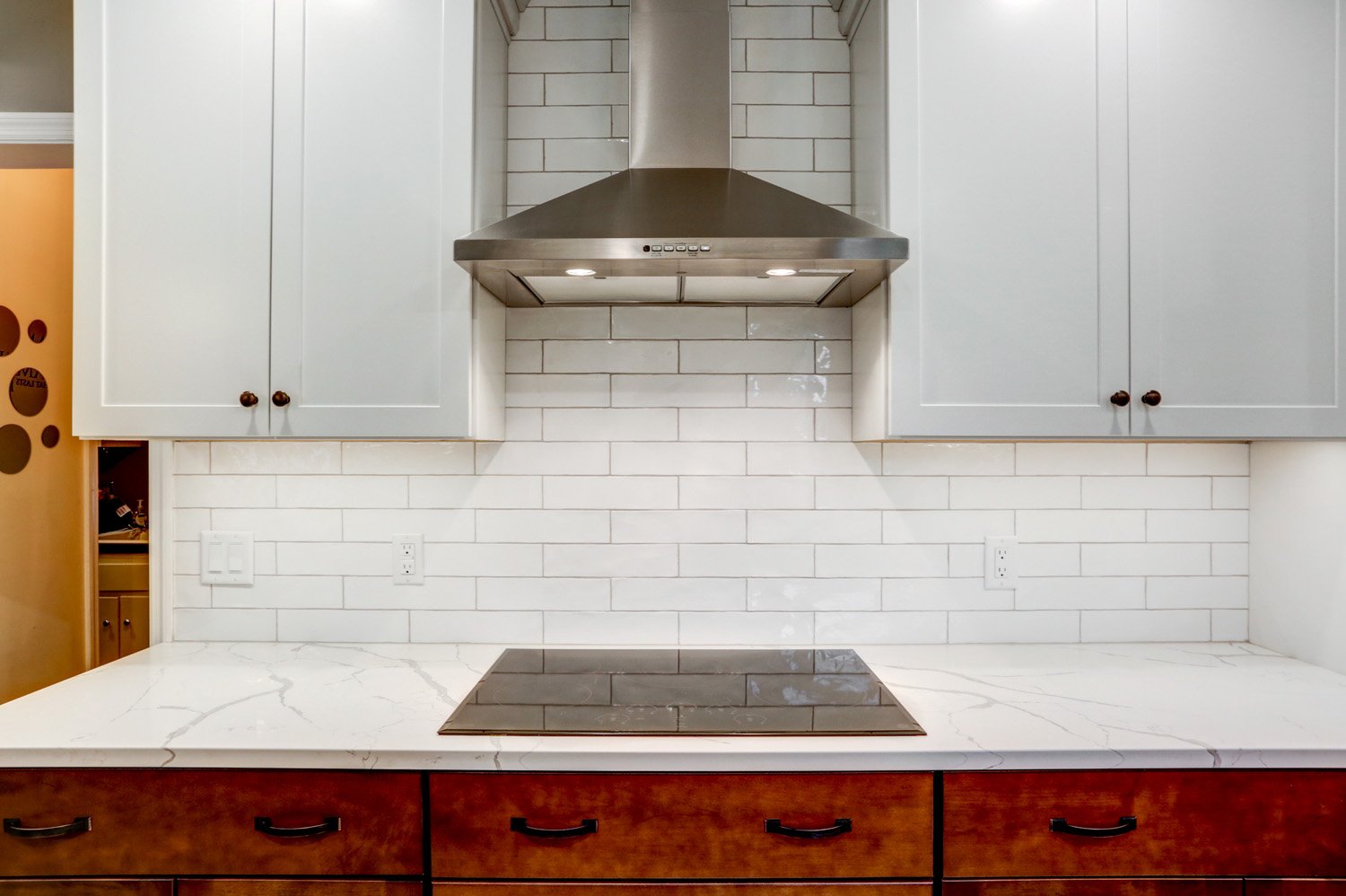 Lancaster Kitchen Remodel Tile Backsplash and smooth top electric stove