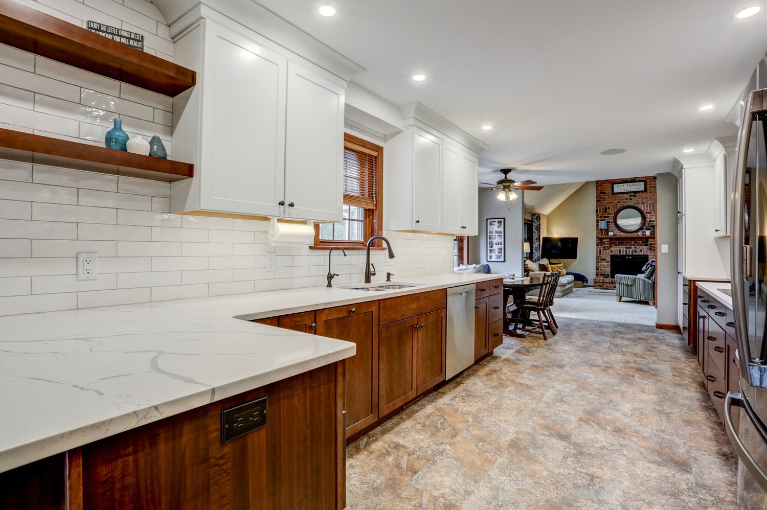 Lancaster Kitchen Remodel new vinyl floors