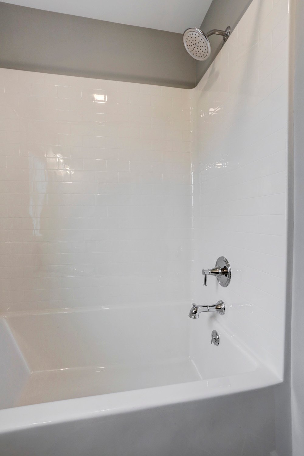 Alcove bathtub and shower in Leola Master Bathroom Addition 