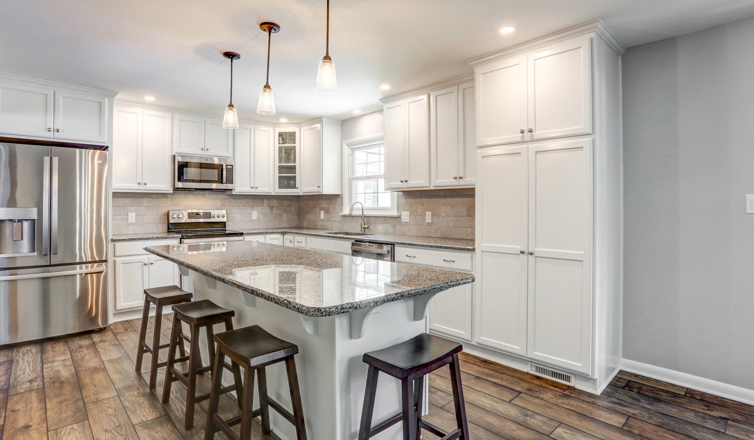 Lititz kitchen remodel with gray granite countertop