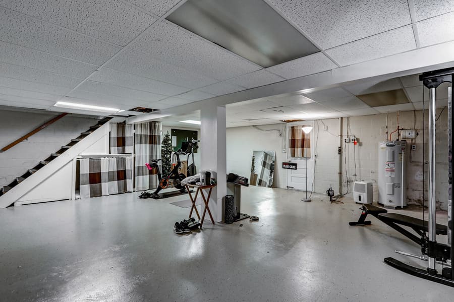 Manheim Township Basement Before Remodel