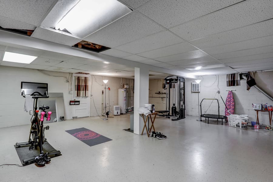 Manheim Township Basement Before Remodel